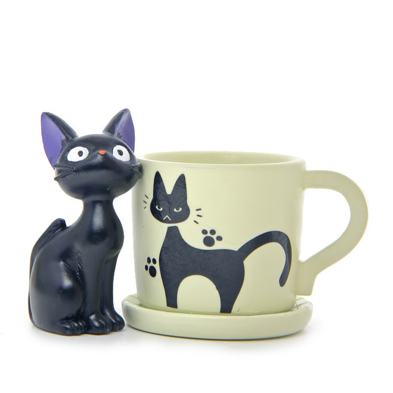 Small Cute Cup Kiki Cat Flower Pot